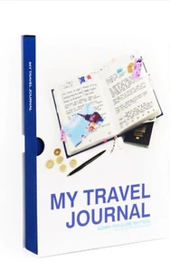 Travel Journal Notebook Lined Travel Diary Vacation Scrap Book & Notebook - Picture 1 of 10
