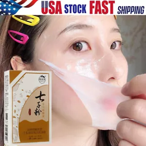 Maschera guscio d'uovo in polvere epatica USA idratante rassodante pellicola morbida 10 pezzi - Foto 1 di 16