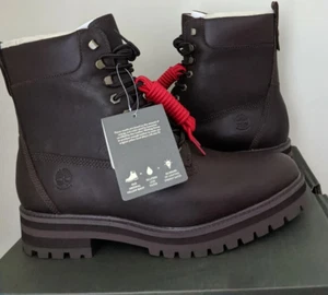 BOTA TIMBERLAND COURMA GUY IMPERMEABLE FORRADA CÁLIDA PARA HOMBRE COLOR MARRÓN OSCURO TALLA 7.5 - Imagen 1 de 6
