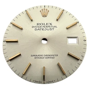Genuine Rolex Oyster Perpetual Datejust 36mm Two Tone Dial Silver & Gold 17013 - Picture 1 of 4