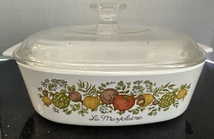 Vintage 1979-85/86 Spice Of Life A-2-B La Marjolaine 2qt Dish, w/Pyrex A-9-C Lid - Picture 1 of 2
