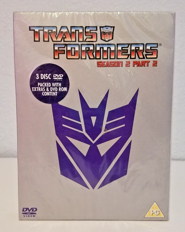 Transformers DVD Season 2 Part 2 Factory Sealed -Rare Cover - Image 1 of 4