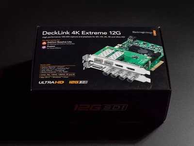 Blackmagic Design DeckLink 4K Extreme 12G PCIe Capture Card Tested Excellent - Image 1 of 4