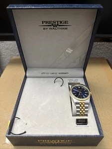 Waltham Prestige Men’s Watch Japan Movt Used - Picture 1 of 8