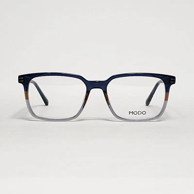 Gafas rectangulares hechas a mano para hombre MODO 6553 en azul/multi degradado | 50 mm Foto 1 de 4