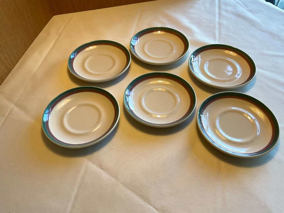 Pfaltzgraff Juniper Pattern Set Of 6 Saucers  (Retired Pattern) - Image 1 of 4
