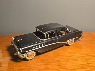 Vintage 1950s Buick Roadmaster Sedan Dealer Promo Friction Car Model Black 1:25 - Image 1 of 4