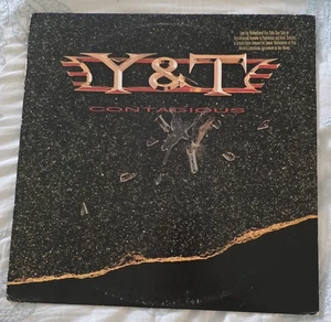 Y&T "Contagious"  GEFFEN LP NM Condition Promo Record 1987 - Picture 1 of 6