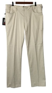 Pantalones de golf RLX Ralph Lauren ajuste a medida para hombre talla 36x30 beige - Imagen 1 de 17