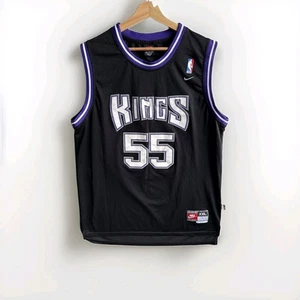 Vintage NBA 90er Nike Sacramento Kings Jason Williams #55 Trikot schwarz 2XL Länge +2 - Bild 1 von 8