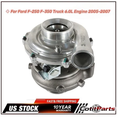 GT3782 Turbocharger for 2005 2006 2007 Ford F-250 F-350 Truck 6.0L 1854593C91 CP - Image 1 of 4