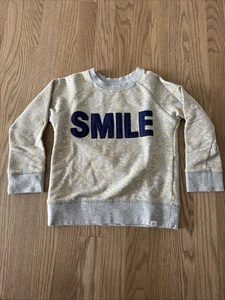 Jungen SMILE Gap bequemer weicher pflegeleichter Pullover Crew Sweatshirt - Größe 5 - Bild 1 von 7