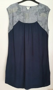 SKUNKFUNK Kleid blau 38 40 M Taschen Sommerkleid SKFK Lyocell Atasis - Bild 1 von 4