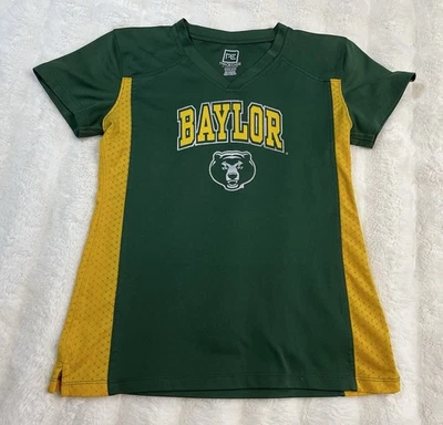 Jersey Baylor Bears Pro Edge Verde Amarillo Lados de Malla Juvenil Talla XL (14x16) *USADO EN EXCELENTE ESTADO* Foto 1 de 4