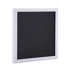 (White Frame)25cm*25cm Message Plastic Letter Board Sign Changeable Letters⊹ - Picture 1 of 12