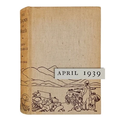 The Grapes of Wrath - First Printing - 1939 - John Steinbeck - 1st edition April - Image 1 of 4