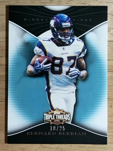 Topps Triple Threads Sapphire #77 2009 Bernard Berrian - Imagen 1 de 2