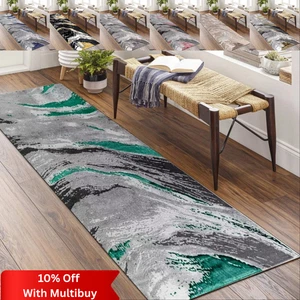Non Slip Stylish Hallway Rugs Bedroom Living Room Runner Rug Kitchen Floor Mat - Picture 1 of 15