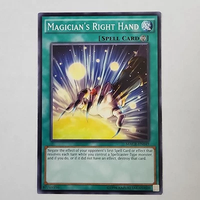 Magician's Right Hand - MACR-EN049 - MP - Common - Unlimited - Yugioh - Image 1 of 2