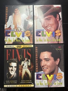 4 Elvis Dvd Lot - The Man The Music The Legend 3 Variations, Rare Moments - Picture 1 of 2