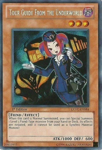 Heavy Play x 1 Tour Guide From the Underworld - EXVC-EN084 - Secret Rare - Unlim - Image 1 of 1