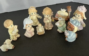 10 Piece Children Nativity Set Members Mark No Box  Christmas - Picture 1 of 4