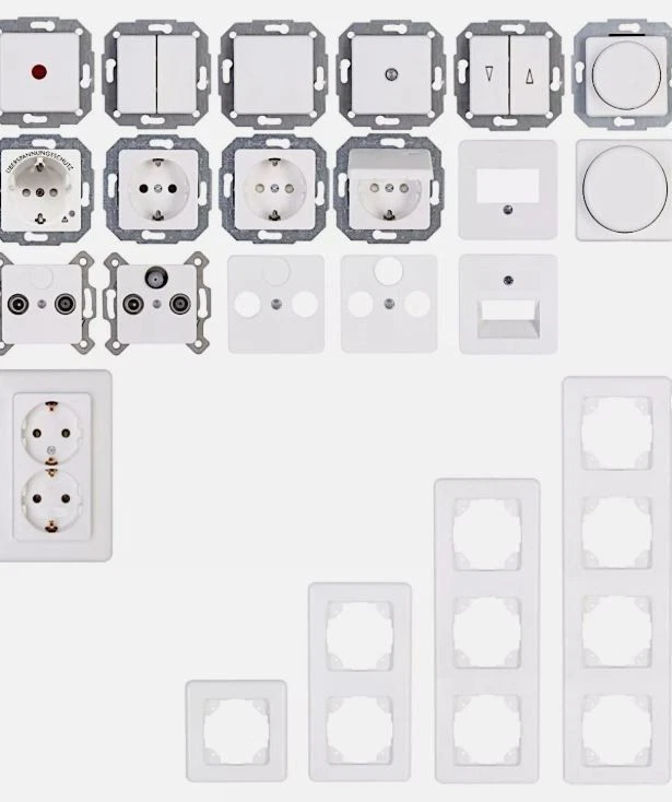 Kopp EUROPA artis weiß Schalterprogramm, Rahmen, Schalter, Steckdose, etc. - Bild 1 von 1