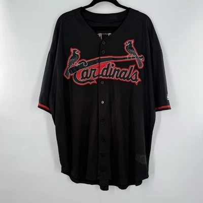 Vintage Yadier Molina St. Louis Cardinals Men's XL Black Camo Jersey - Image 1 of 4