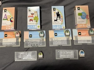 CRICUT SHAPES & FONTS CARTRIDGE LOT OF 6 "LINK UNKNOWN" - Picture 1 of 7
