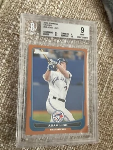 Bowman Orange #53 2012 Adam Lind/250 Blue Jays - Imagen 1 de 2