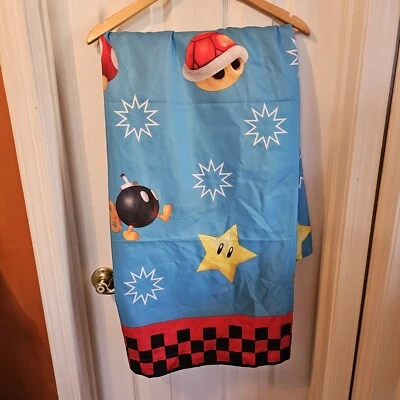 Nintendo Super Mario Bros. Двойной Плоский Лист Тканевые Бомбы Грибы Koopa Shell   - Изображение 1 из 4