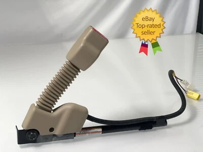 Honda Civic 2006-2011 4 puertas hebilla de cinturón de seguridad delantero izquierdo OEM bronceado Foto 1 de 2