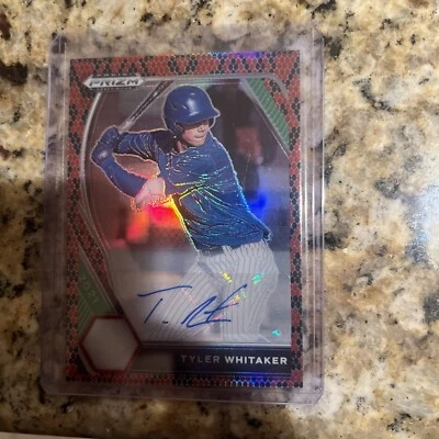 2021 Prizm Draft Picks Auto  Prizm #PDP-87 Tyler Whitaker /15 - Image 1 of 2