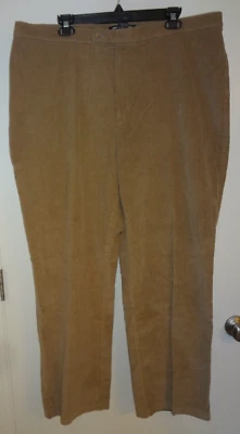 Briggs New York Corduroy Pants Womens Plus size 22W Khaki Tan Straight Leg - Image 1 of 4