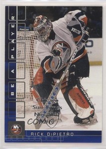 2001 ITG Be A Player Memorabilia Sapphire Chicago Sun-Times /10 Rick DiPietro #1