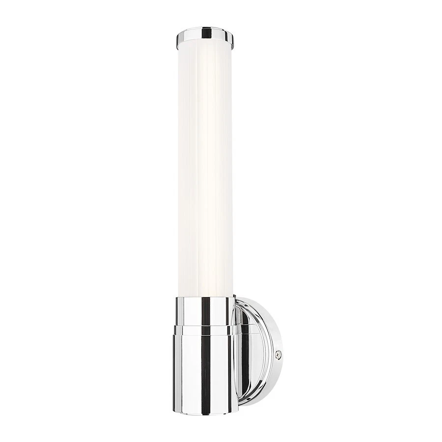 Aplique de pared Z-Lite Warwick 1 luz 4", cromo/blanco ópalo - 1020-1S-CH-LED Foto 1 de 1