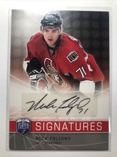 Nick Foligno 2008-09 BAP Be A Player “SIGNATURES” AUTOGRAPH SP SENATORS