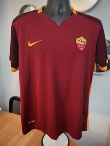 Mint AS Roma Francesco Totti #10 2015 Football Soccer Home Jersey Mens Large - Picture 1 of 17