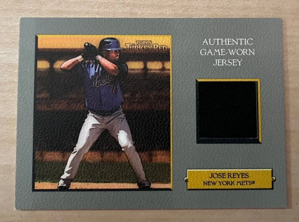 2006 Topps Turkey Red Jose Reyes Game Used Jersey  Card - Image 1 of 1