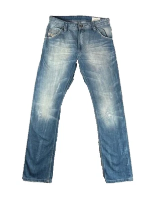 Jeans Diesel Slim Zanahoria Elastizados Azul Oscuro Lavado Krooley 27x30 Adolescente 12 Foto 1 de 4