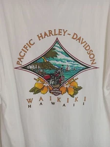 Vintage Harley Davidson Pacific Waikiki Hawaii Hemd Herren Gr. XL Made In USA - Bild 1 von 17