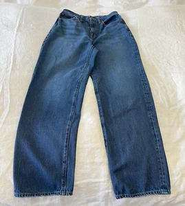 Madewell | Women’s 28 | Blue Indigo Baggy Straight Hemp | High Rise - Picture 1 of 9