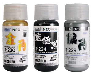 Juego de pintura lacada modo NEO T-230 T-234 T-239 ultra dorado negro cromo (30 ml) - Imagen 1 de 4