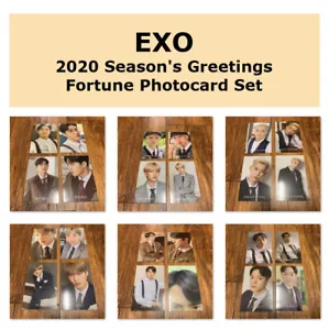 EXO 2020 Season's Greetings Official PHOTOCARD SET Select Member Photo Card LOT4 - Picture 1 of 10