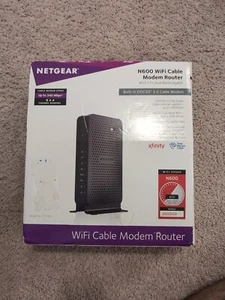 Netgear N600 Wifi Kabel Modem Router Model nr C3700 nowy w pudełku! - Zdjęcie 1 z 4