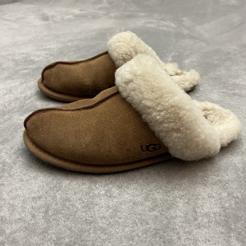 Scarpe ciabatte donna UGG marrone castagno Scuffette II taglia 7