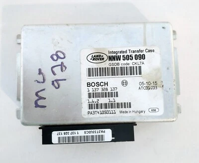2005-2009 Land Rover LR3 Integrated Transfer Case Module TCM NNW505090 Foto 1 de 4