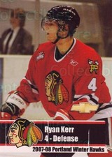 2007-08 Portland Winter Hawks #10 Ryan Kerr