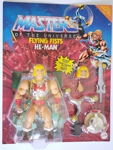 Masters of the Universe 2021 Deluxe Flying Fists He-Man Action Figure 14cm - Foto 1 di 2