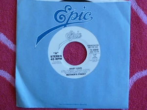 MOTHER'S FINEST Baby Love (Live/Studio) 45 rpm WHITE LABEL PROMO Epic 1980 FUNK - Picture 1 of 1